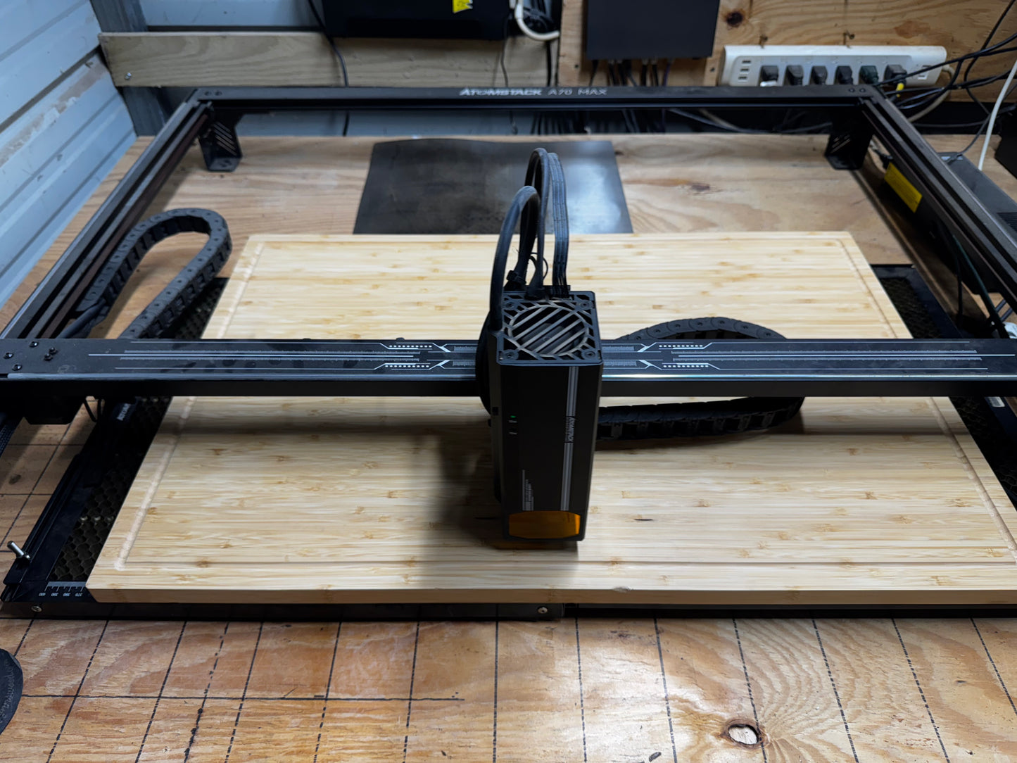 Large Bamboo Cutting Board & Stove Top Cover – Custom Engraved, Multi-Use Charcuterie Board, Cheese & Serving Tray