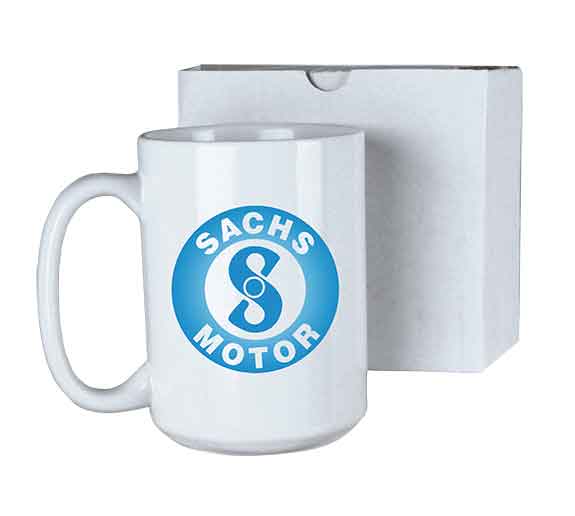 15oz White Sublimation Ceramic Mug in White Box
