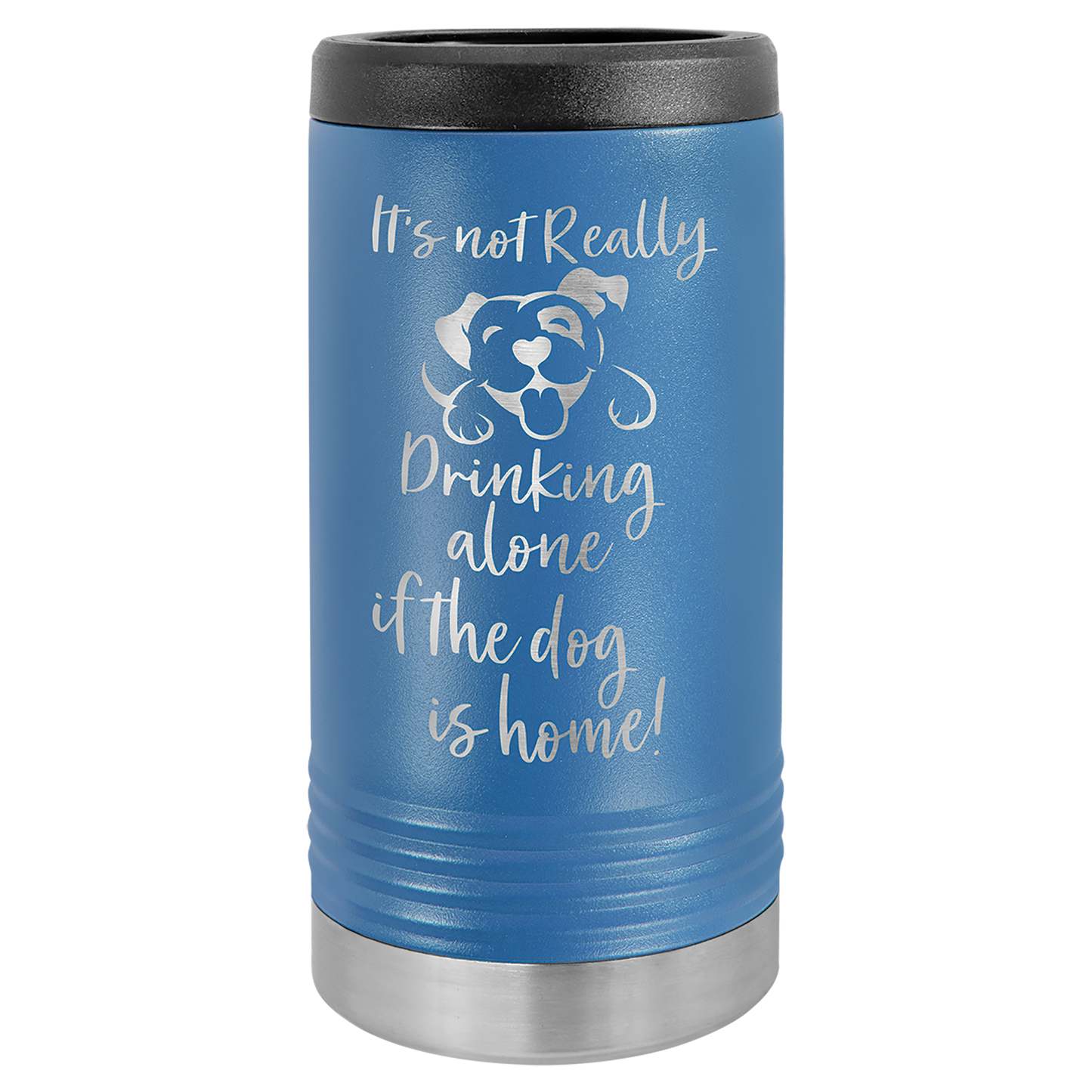 Polar Camel Vacuum Insulated Slim Bottle / Can Beverage Holder – Stainless Steel Drink Cooler for Tall Cans & Bottles