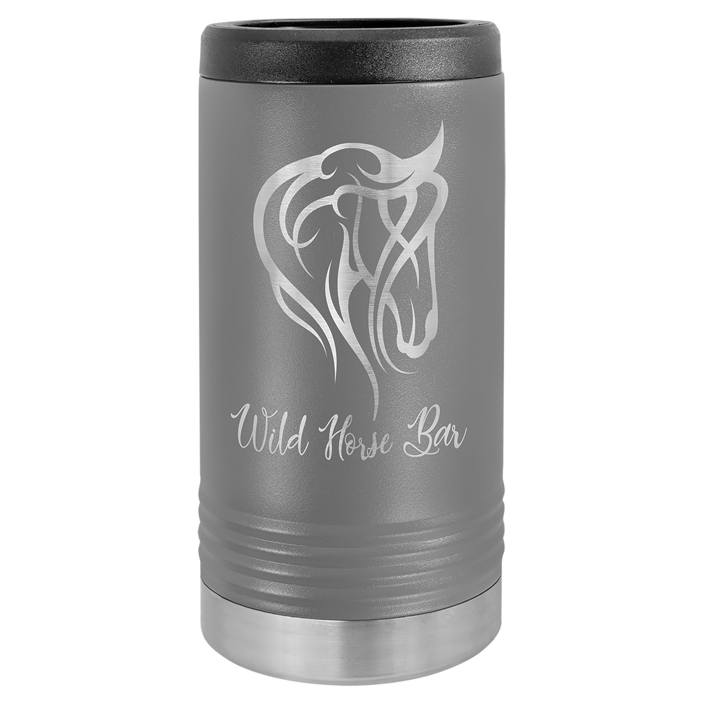 Polar Camel Vacuum Insulated Slim Bottle / Can Beverage Holder – Stainless Steel Drink Cooler for Tall Cans & Bottles