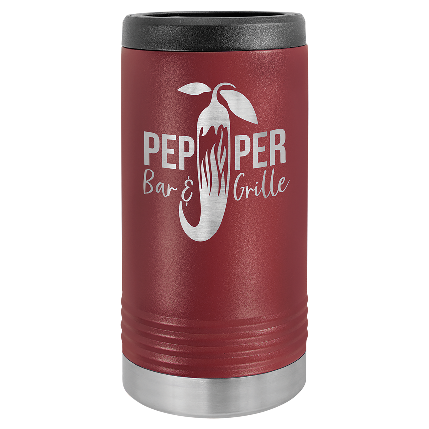 Polar Camel Vacuum Insulated Slim Bottle / Can Beverage Holder – Stainless Steel Drink Cooler for Tall Cans & Bottles