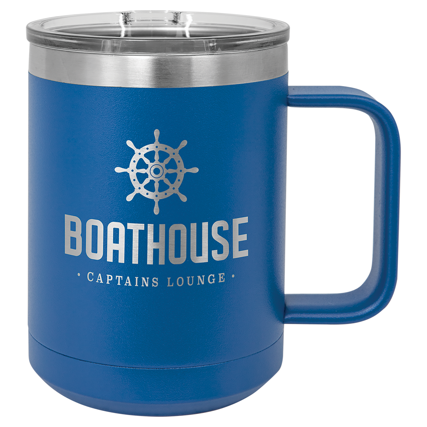 15 oz Vacuum Insulated Mug with Slider Lid – Custom Engraved Stainless Steel Coffee Mug – Personalized Polar Camel Drinkware – Hot & Cold Resistant