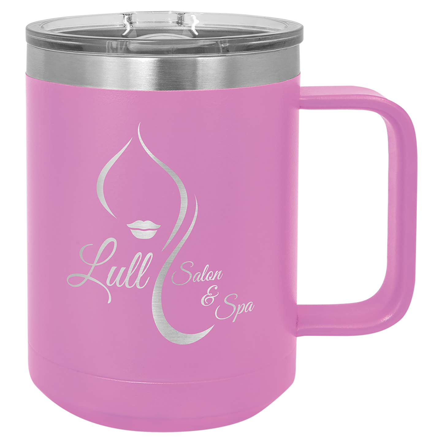 15 oz Vacuum Insulated Mug with Slider Lid – Custom Engraved Stainless Steel Coffee Mug – Personalized Polar Camel Drinkware – Hot & Cold Resistant