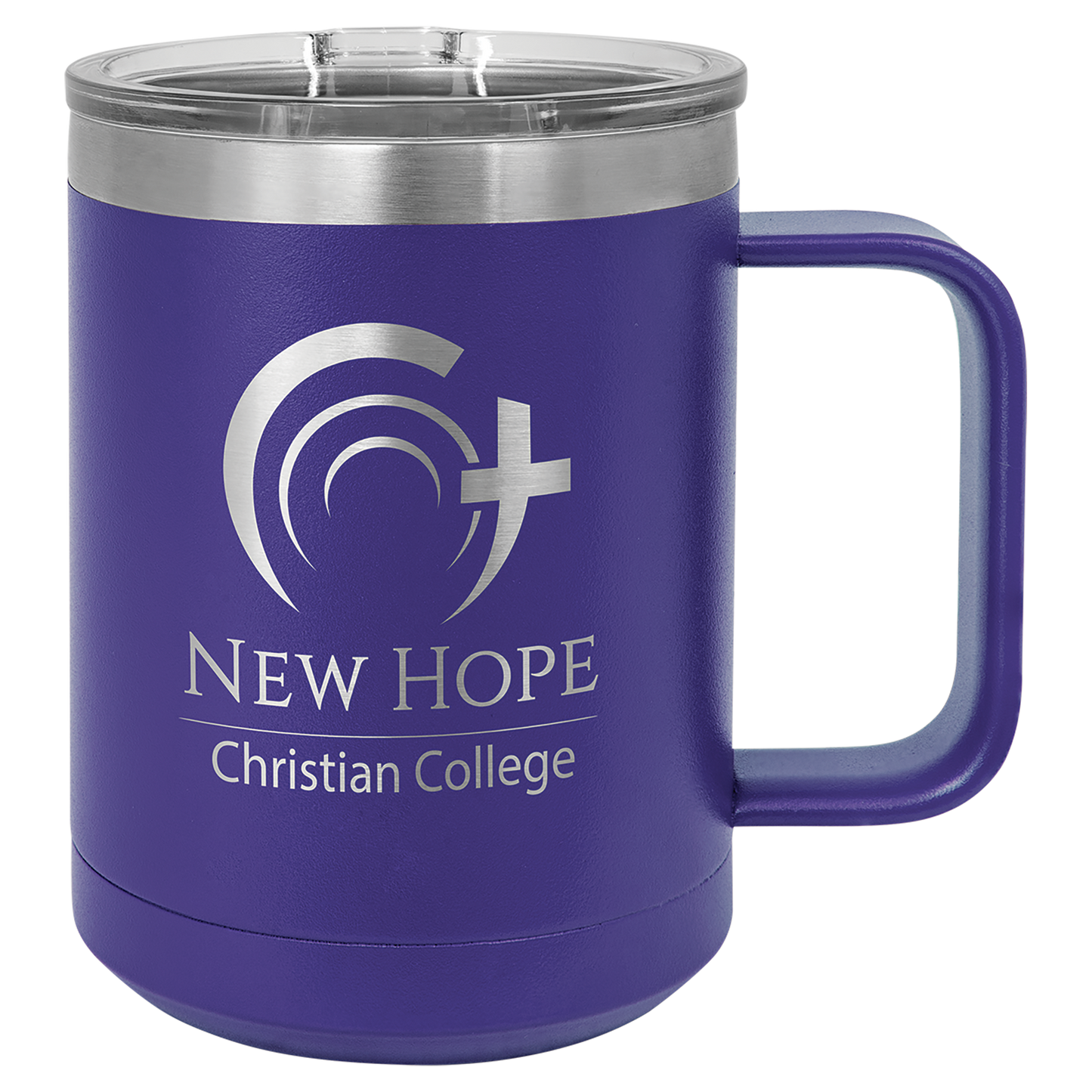 15 oz Vacuum Insulated Mug with Slider Lid – Custom Engraved Stainless Steel Coffee Mug – Personalized Polar Camel Drinkware – Hot & Cold Resistant