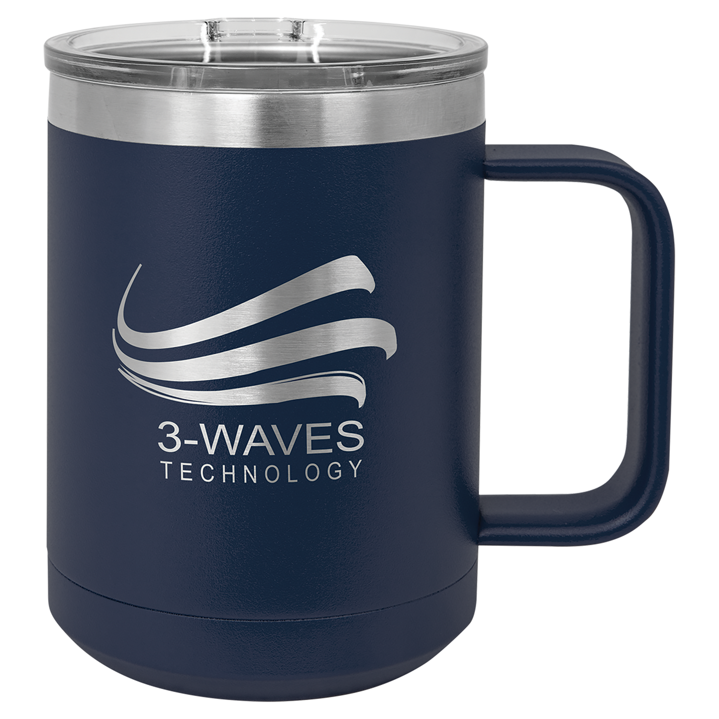 15 oz Vacuum Insulated Mug with Slider Lid – Custom Engraved Stainless Steel Coffee Mug – Personalized Polar Camel Drinkware – Hot & Cold Resistant