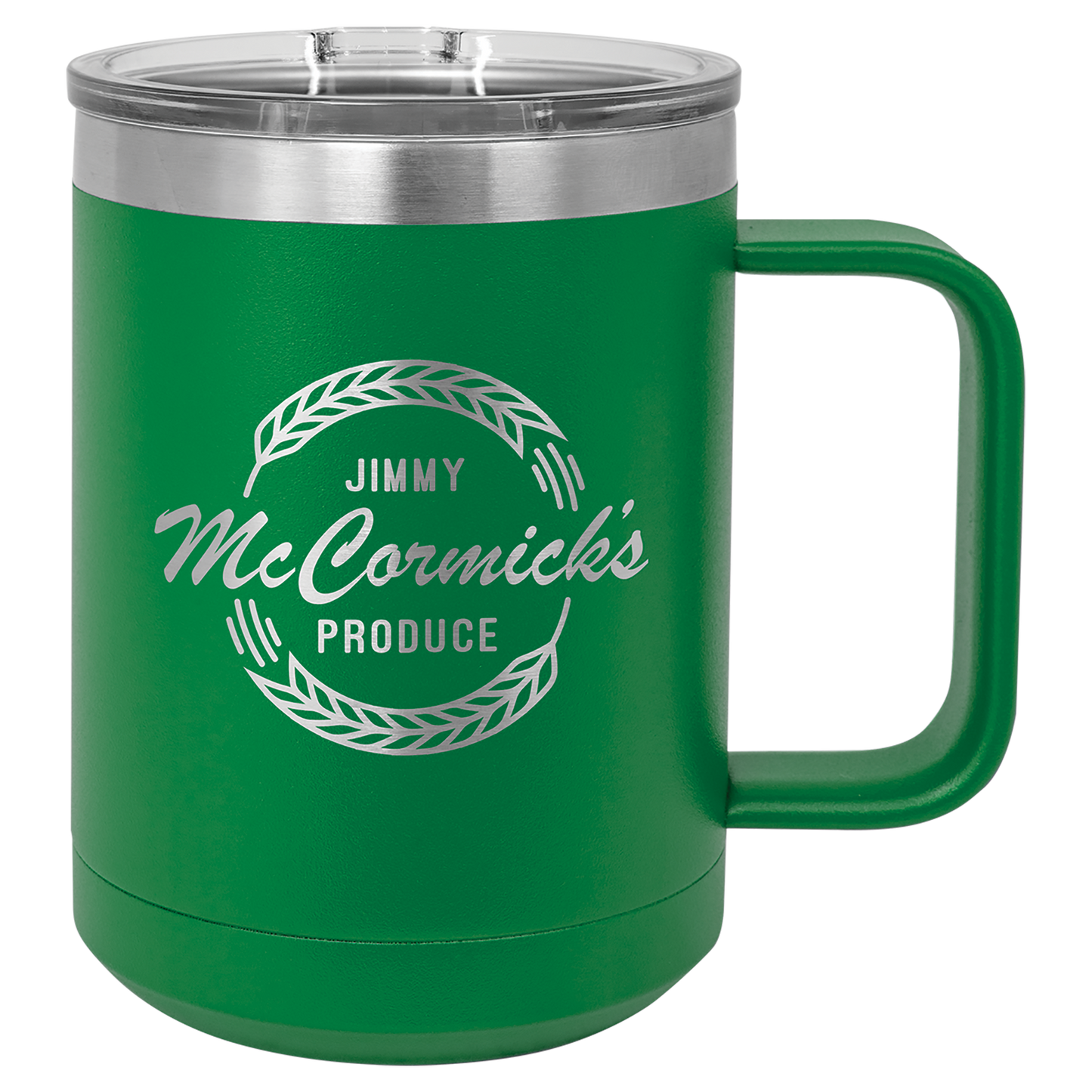 15 oz Vacuum Insulated Mug with Slider Lid – Custom Engraved Stainless Steel Coffee Mug – Personalized Polar Camel Drinkware – Hot & Cold Resistant