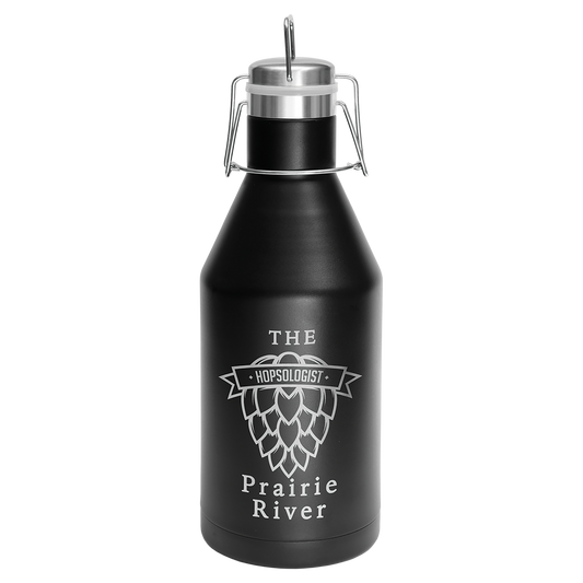 Vacuum Insulated Growler with Swing-Top Lid - 64 oz. - Fynn’s Woodworking & Designs