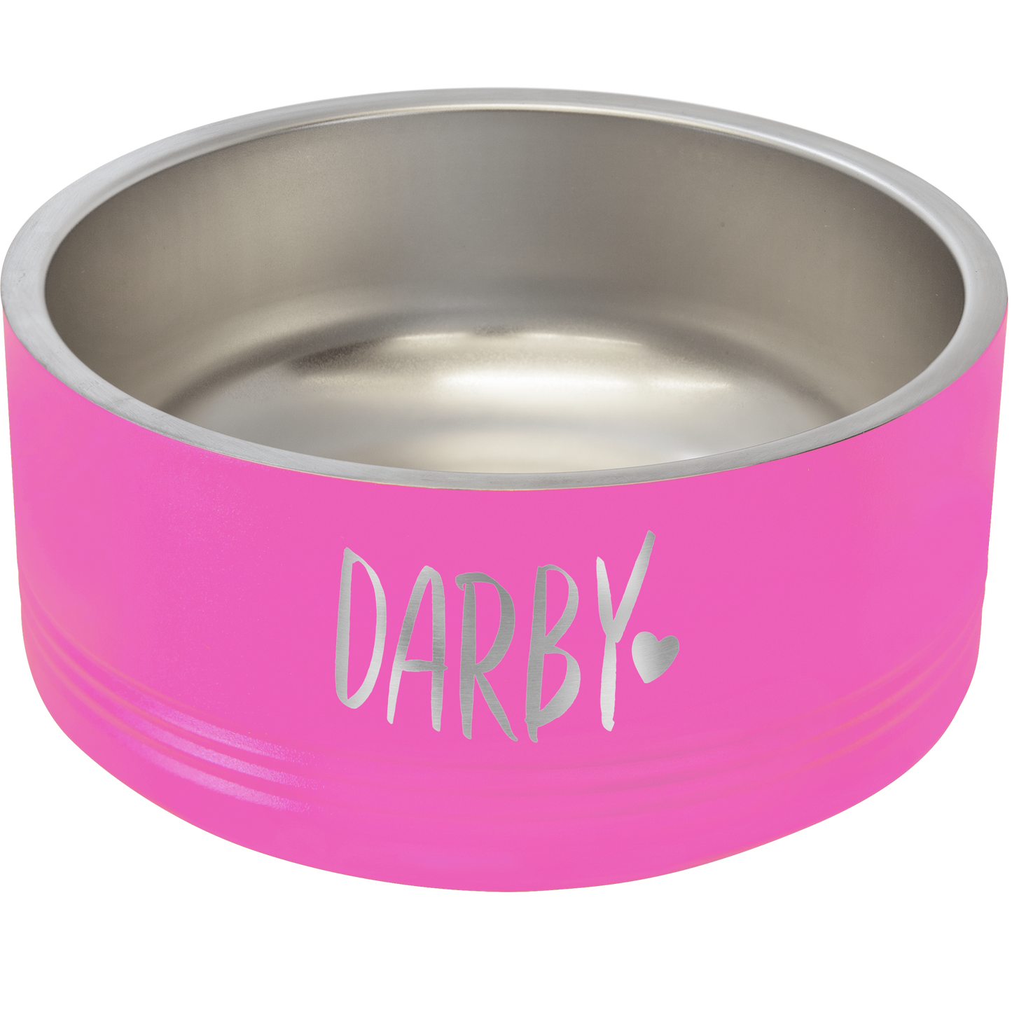 Polar Camel 32 oz. Medium Pet Bowl – Stainless Steel, Non-Slip Base, Custom Engraving