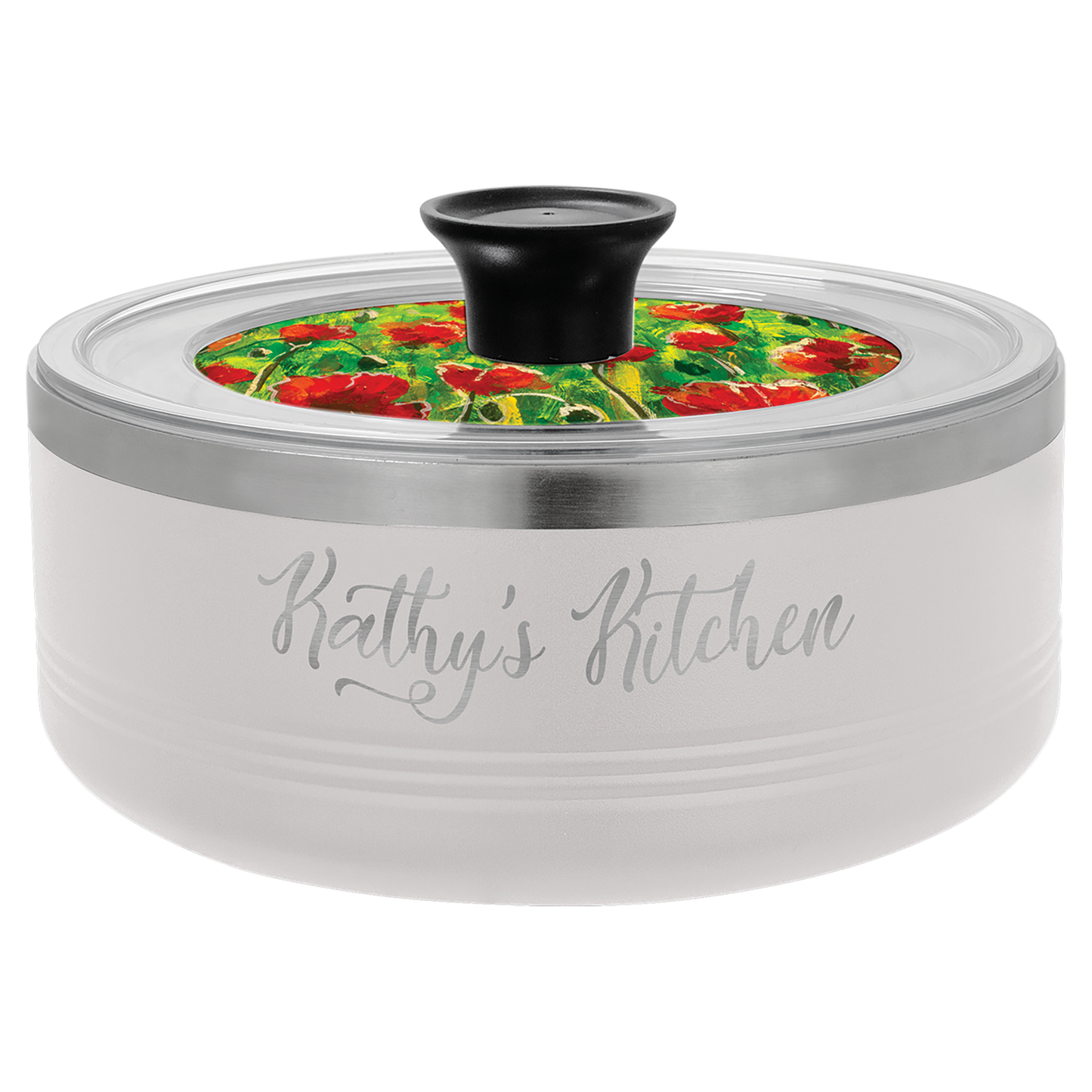 Vacuum Insulated Serving Bowl with Lid - 1 1/4 Quart
