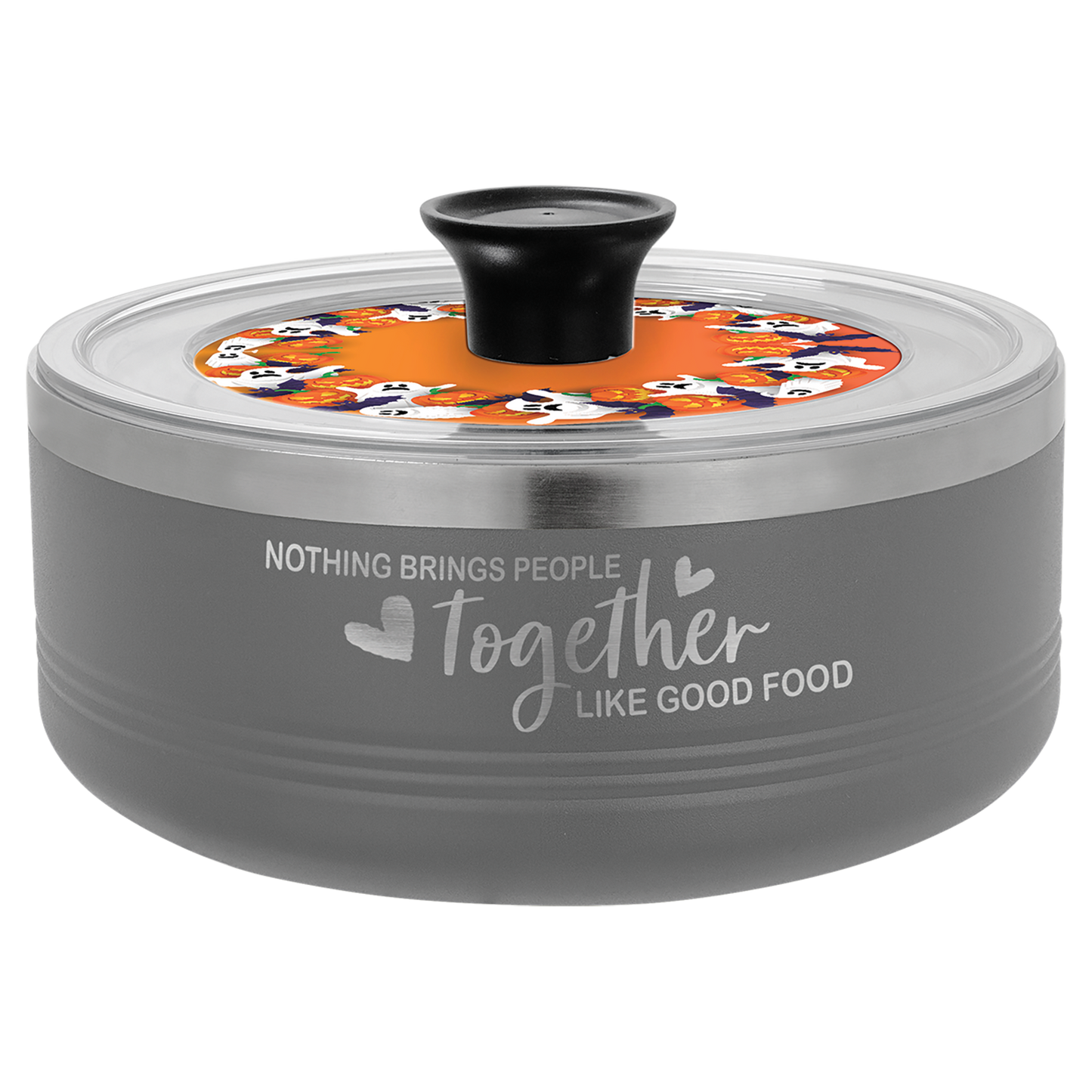 Vacuum Insulated Serving Bowl with Lid - 1 1/4 Quart