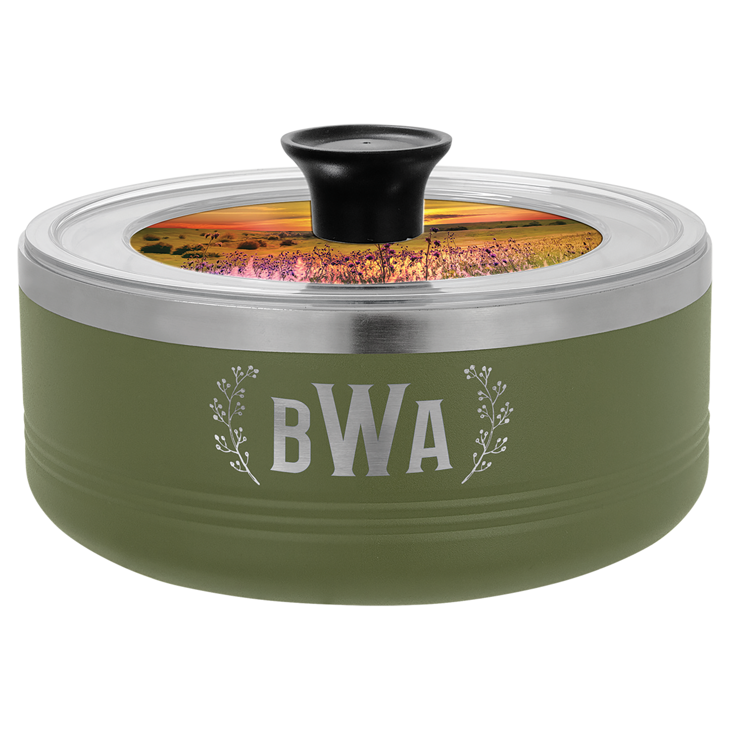 Vacuum Insulated Serving Bowl with Lid - 1 1/4 Quart