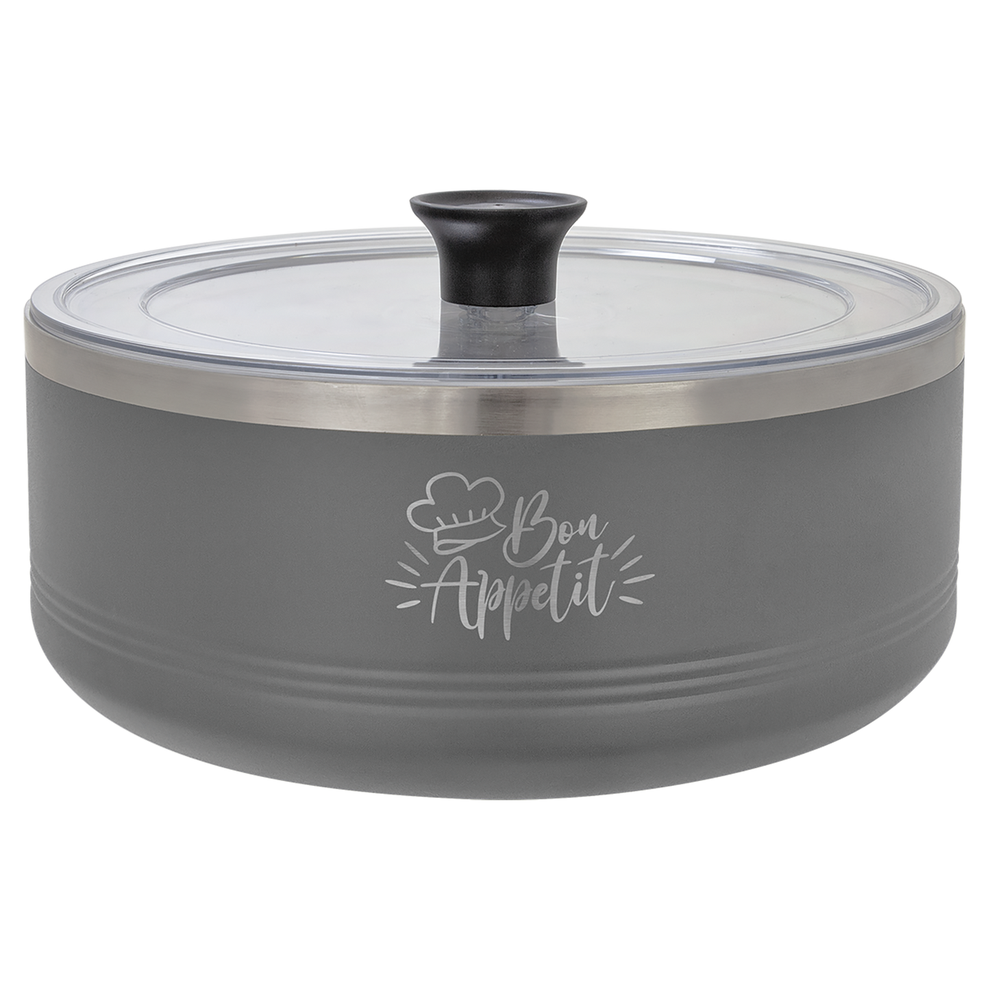 Vacuum Insulated Serving Bowl with Lid - 3 Quart