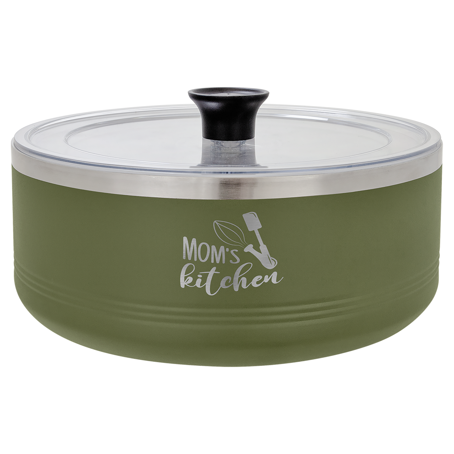 Vacuum Insulated Serving Bowl with Lid - 3 Quart