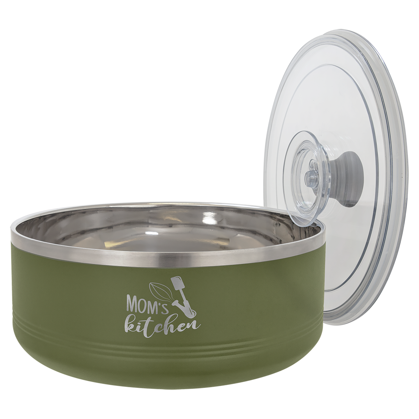 Vacuum Insulated Serving Bowl with Lid - 3 Quart
