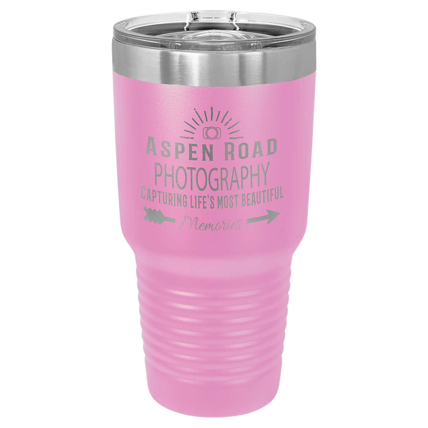 30 oz. Stainless Steel Insulated Tumbler with Slider Lid – Polar Camel Ringneck – Custom Engraved Double-Wall Drinkware – Cup Holder Friendly