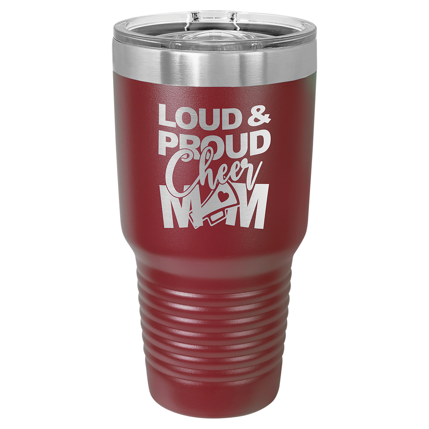 30 oz. Stainless Steel Insulated Tumbler with Slider Lid – Polar Camel Ringneck – Custom Engraved Double-Wall Drinkware – Cup Holder Friendly