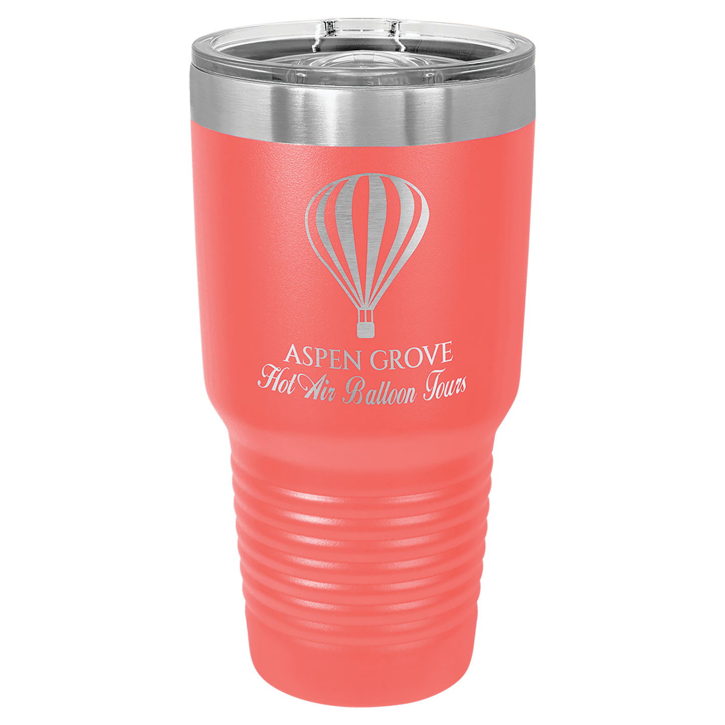 30 oz. Stainless Steel Insulated Tumbler with Slider Lid – Polar Camel Ringneck – Custom Engraved Double-Wall Drinkware – Cup Holder Friendly
