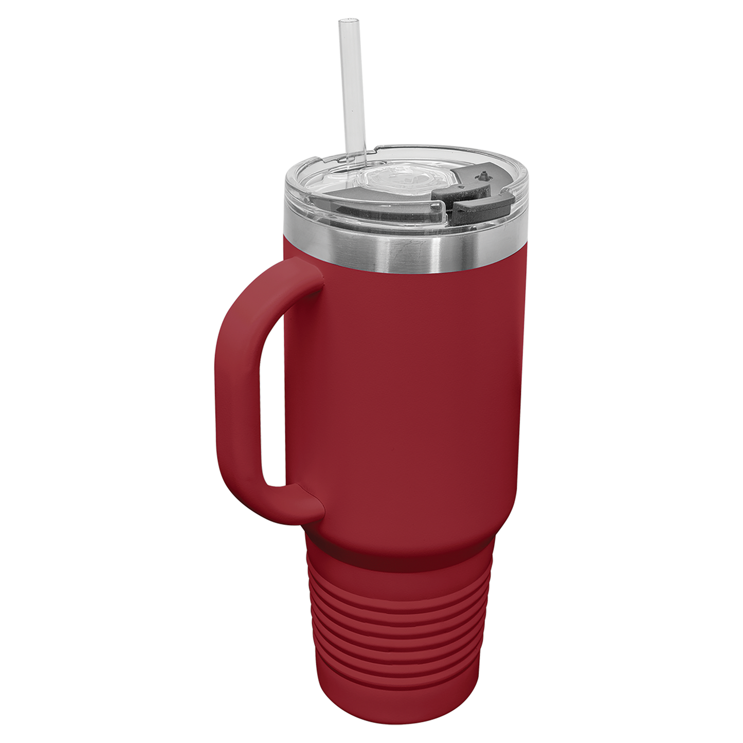 Vacuum Insulated Travel Mug - 40 oz. with Handle, Straw Included