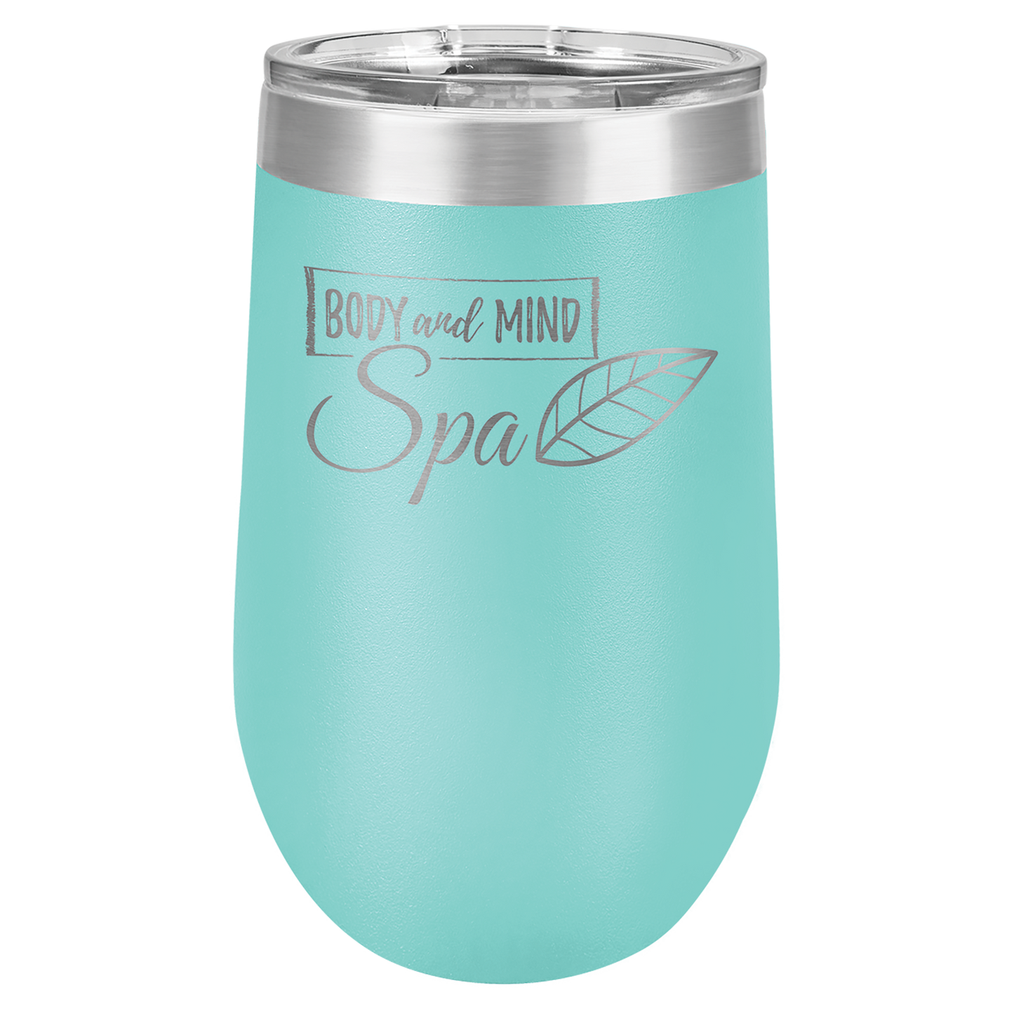 Vacuum Insulated Stemless Wine Tumbler - 16 oz. with Lid
