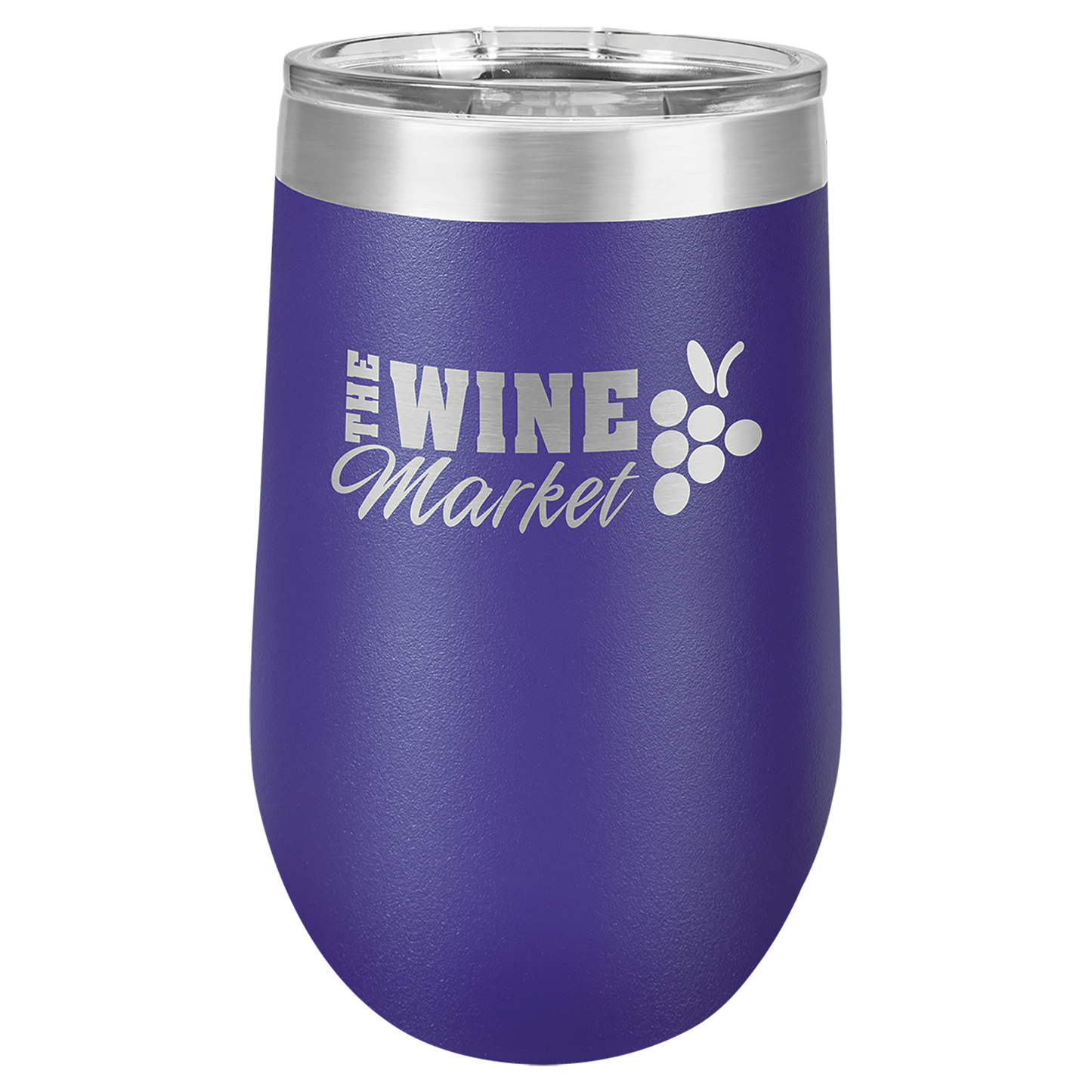 Vacuum Insulated Stemless Wine Tumbler - 16 oz. with Lid