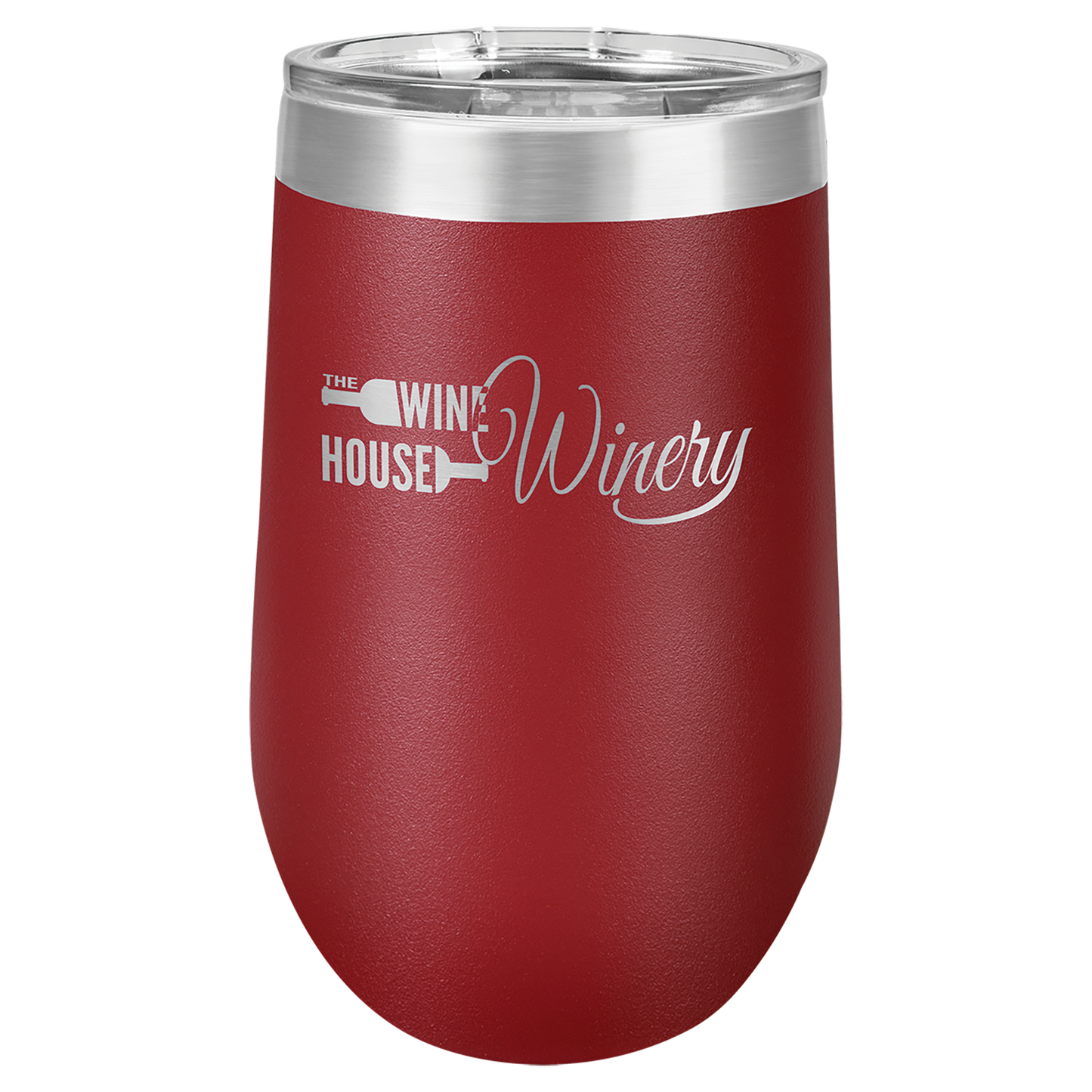 Vacuum Insulated Stemless Wine Tumbler - 16 oz. with Lid
