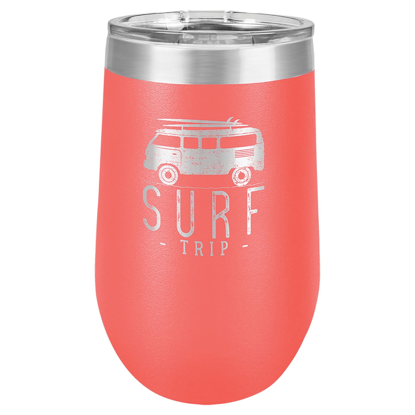 Vacuum Insulated Stemless Wine Tumbler - 16 oz. with Lid