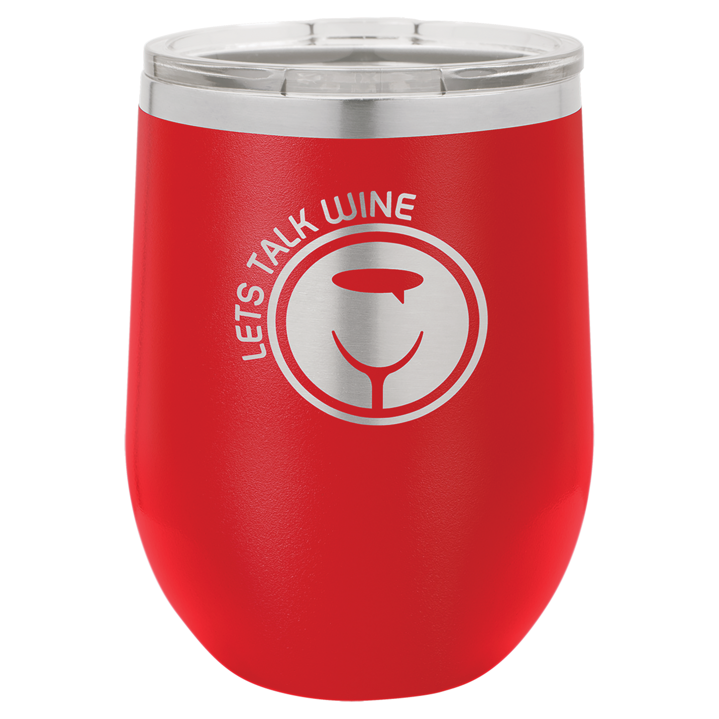 Vacuum Insulated Stemless Wine Tumbler - 12 oz. with Lid