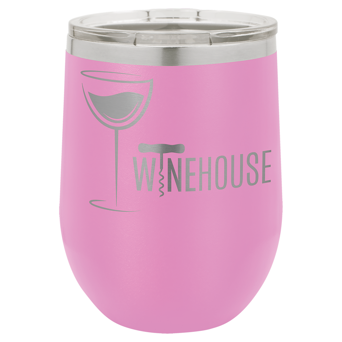 Vacuum Insulated Stemless Wine Tumbler - 12 oz. with Lid
