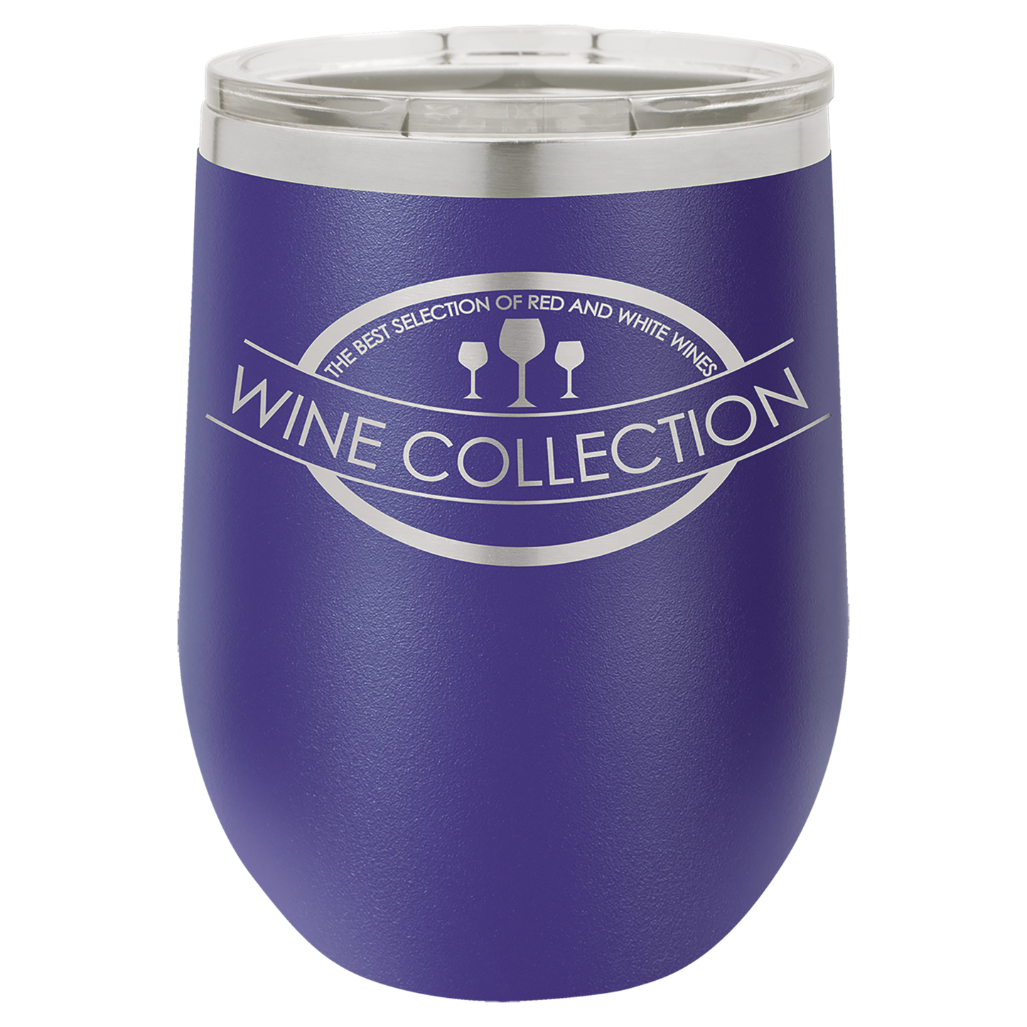 Vacuum Insulated Stemless Wine Tumbler - 12 oz. with Lid