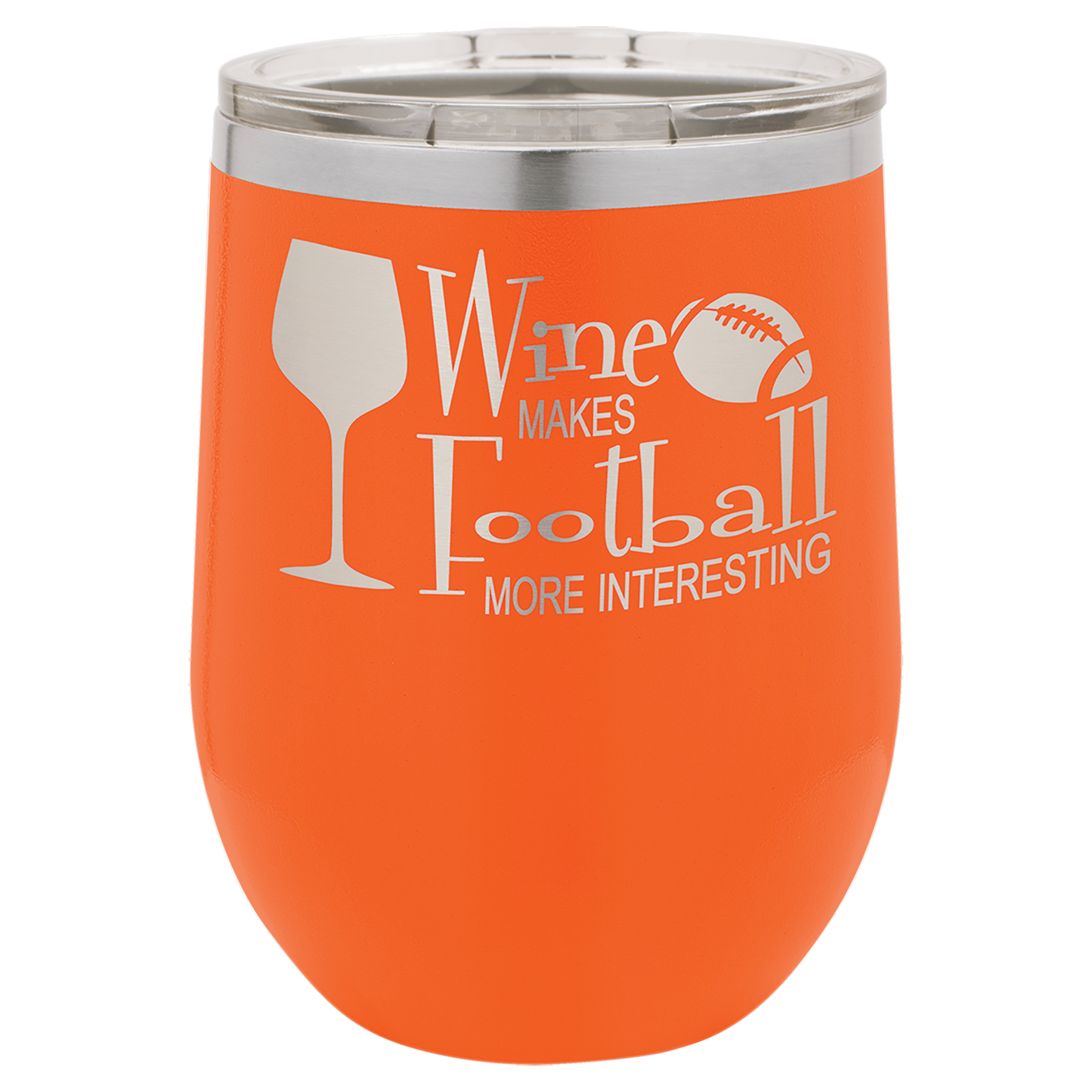 Vacuum Insulated Stemless Wine Tumbler - 12 oz. with Lid