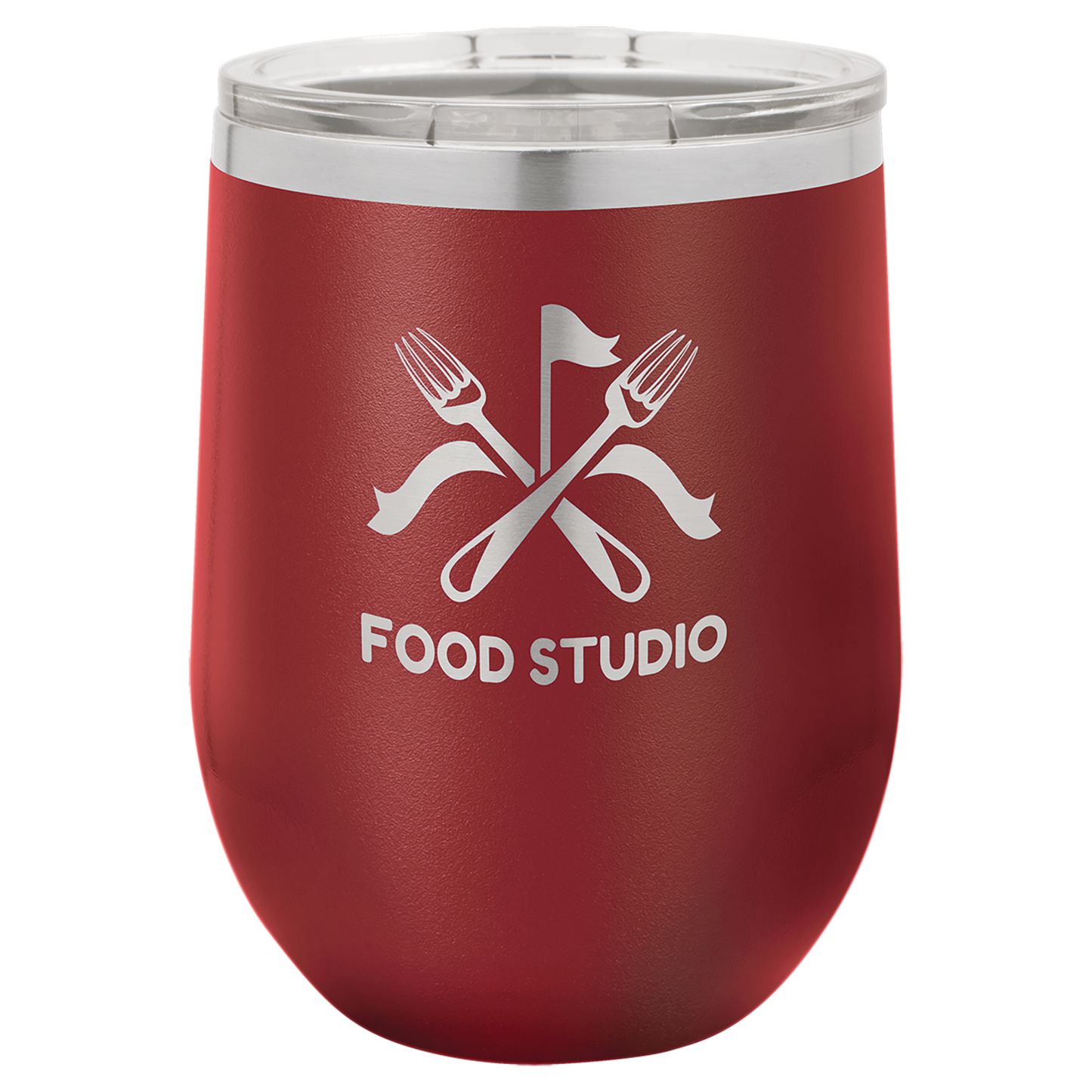 Vacuum Insulated Stemless Wine Tumbler - 12 oz. with Lid