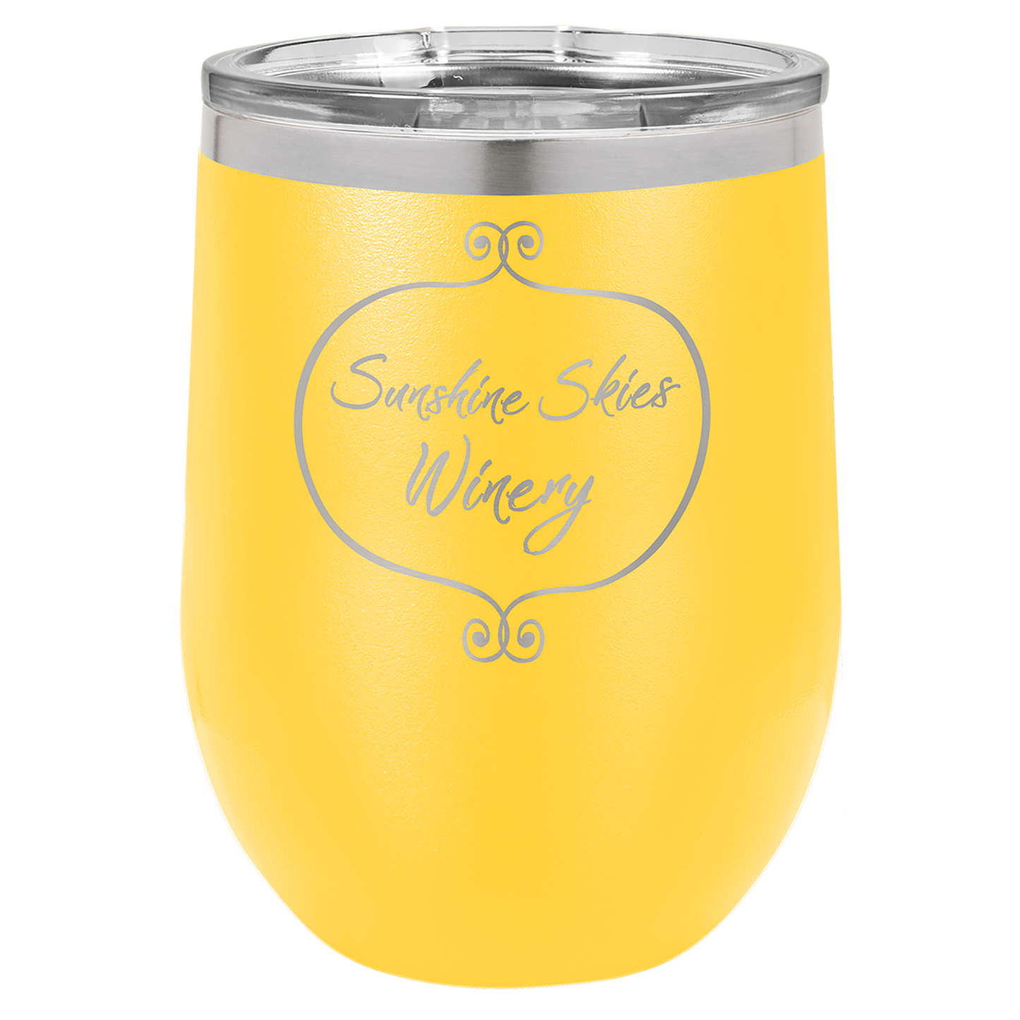 Vacuum Insulated Stemless Wine Tumbler - 12 oz. with Lid