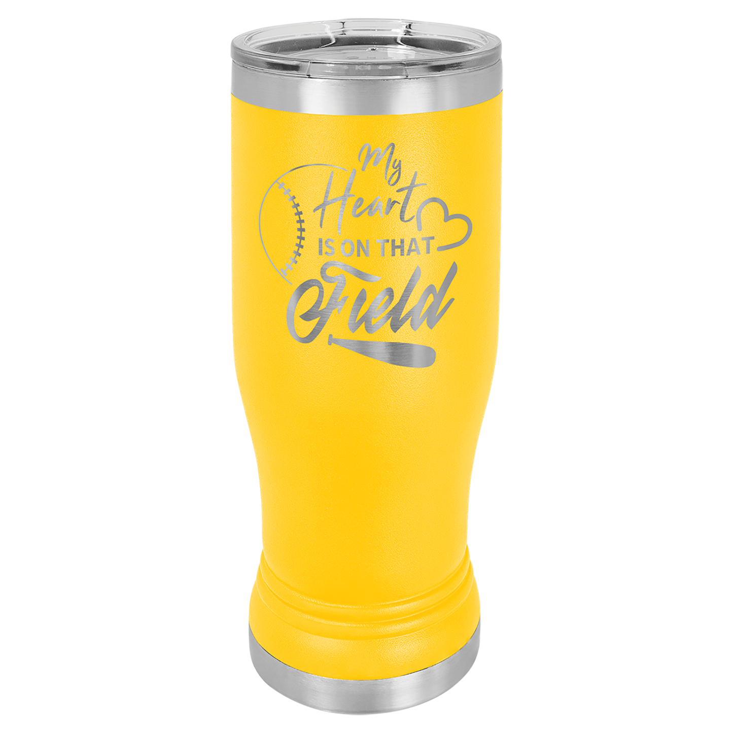 Vacuum Insulated Pilsner - 14 oz. with Clear Lid