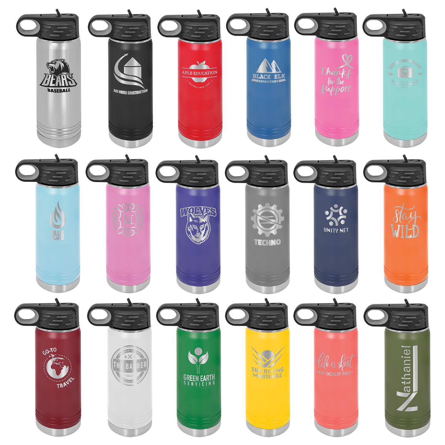 Vacuum Insulated Water Bottle - 20 oz.