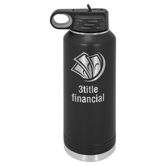 Vacuum Insulated Water Bottle - 40 oz. - Fynn’s Woodworking & Designs