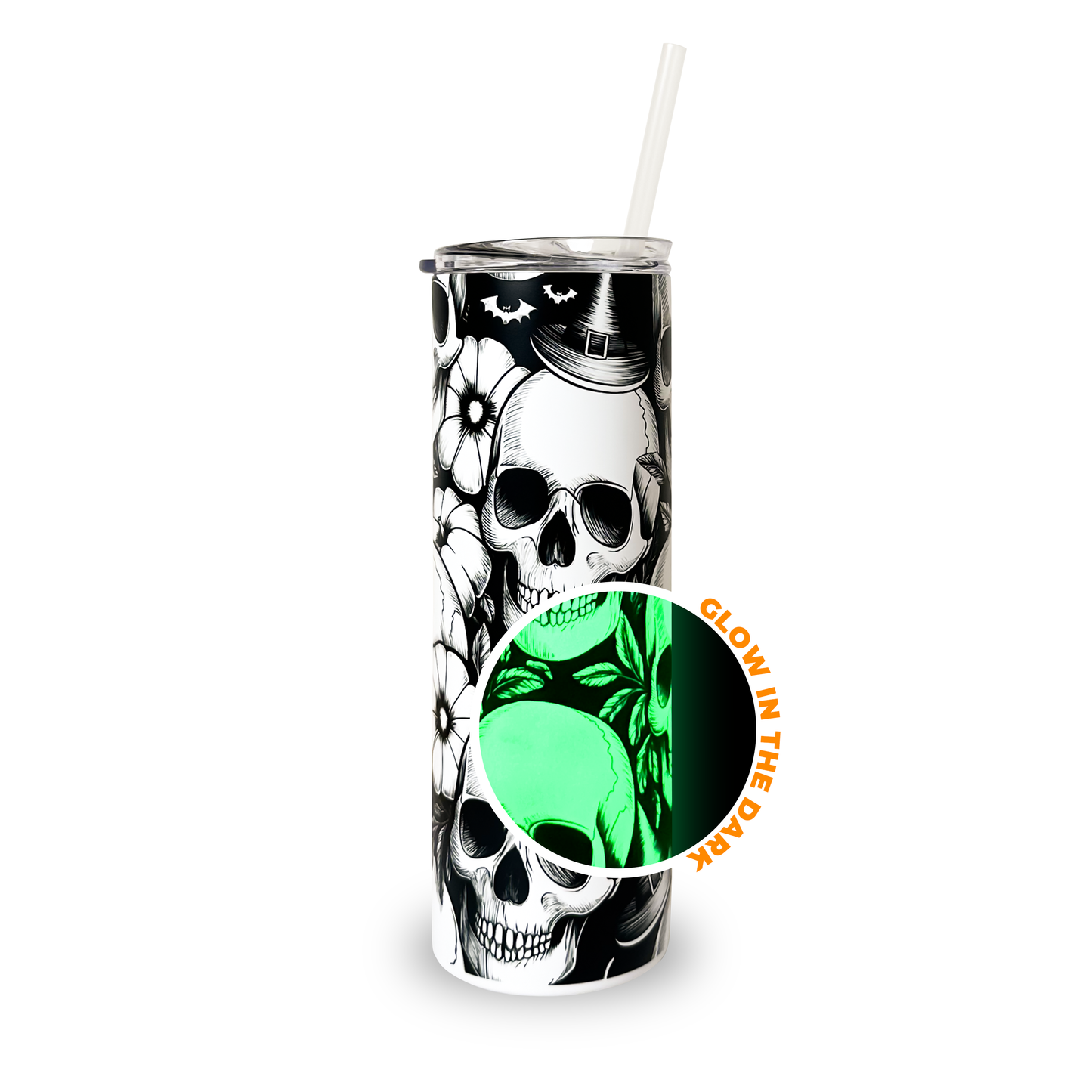 20oz Glow in the Dark Sublimation Tumbler