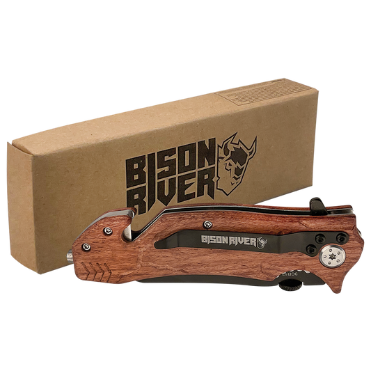 Bison River 4 1/2" Wood Rescue Knife