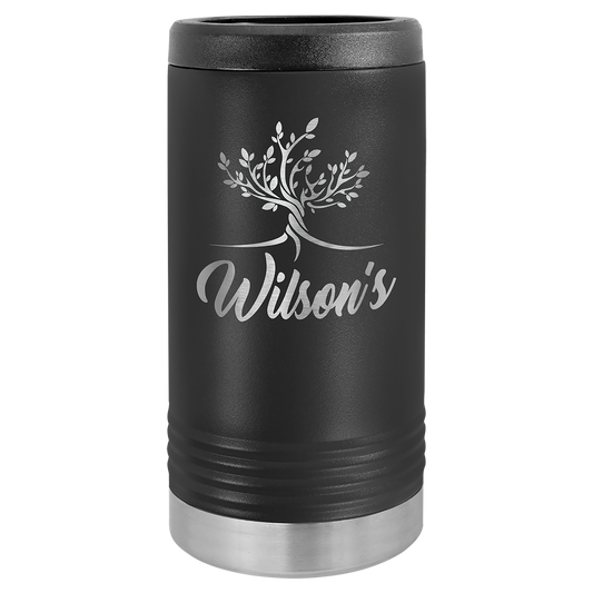 Polar Camel Vacuum Insulated Slim Bottle / Can Beverage Holder – Stainless Steel Drink Cooler for Tall Cans & Bottles