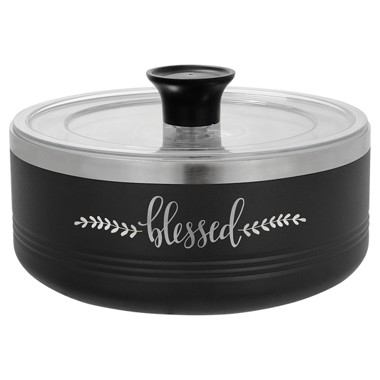 Vacuum Insulated Serving Bowl with Lid - 1 1/4 Quart