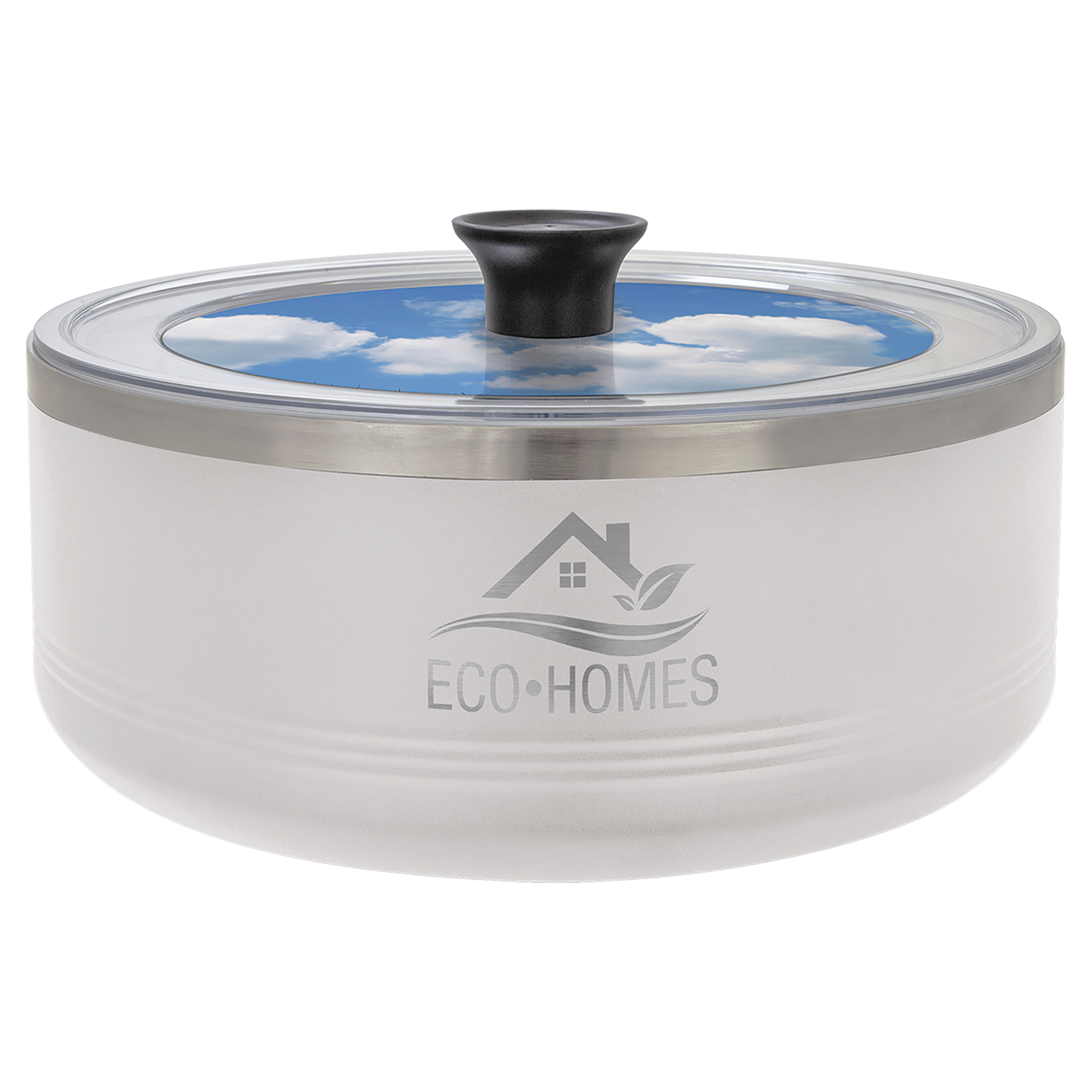 Vacuum Insulated Serving Bowl with Lid - 3 Quart