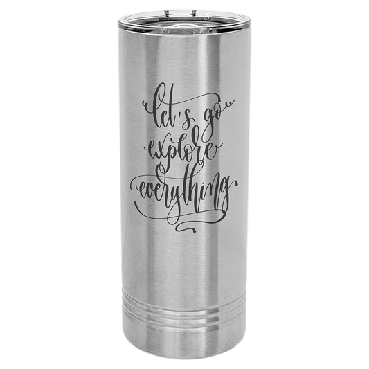 Vacuum Insulated Skinny Tumbler - 22 oz. with Slider Lid