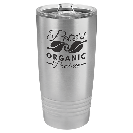 Custom Engraved Polar Camel 20oz Stainless Steel Ringneck Tumbler with Slider Lid - Fynn’s Woodworking & Designs