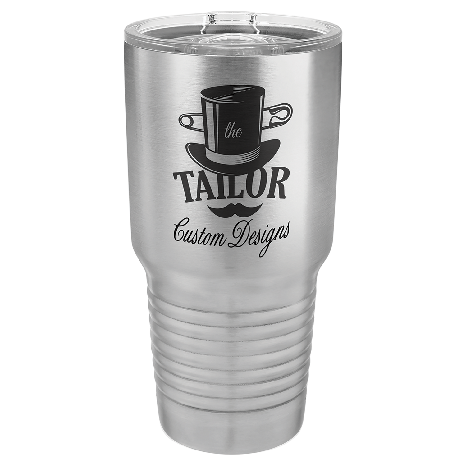 30 oz. Stainless Steel Insulated Tumbler with Slider Lid – Polar Camel Ringneck – Custom Engraved Double-Wall Drinkware - Fynn’s Woodworking & Designs