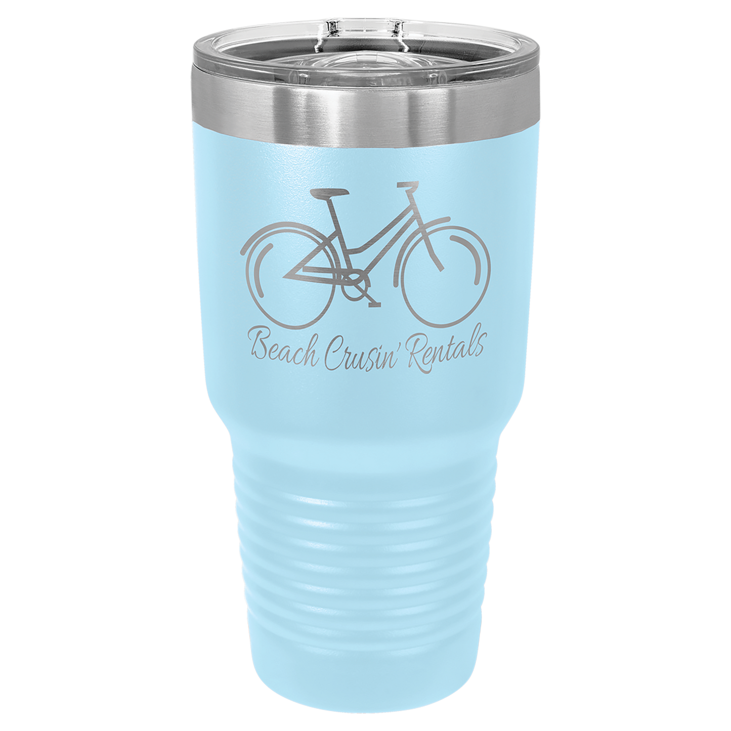 30 oz. Stainless Steel Insulated Tumbler with Slider Lid – Polar Camel Ringneck – Custom Engraved Double-Wall Drinkware – Cup Holder Friendly