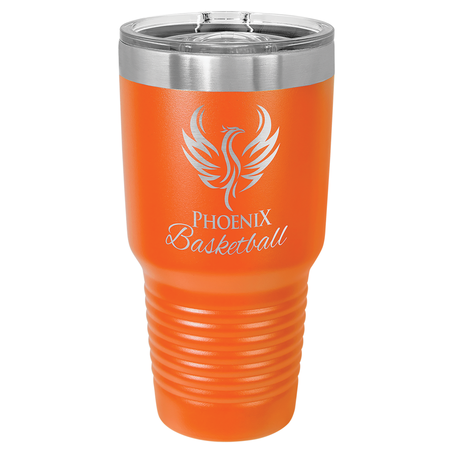 30 oz. Stainless Steel Insulated Tumbler with Slider Lid – Polar Camel Ringneck – Custom Engraved Double-Wall Drinkware – Cup Holder Friendly