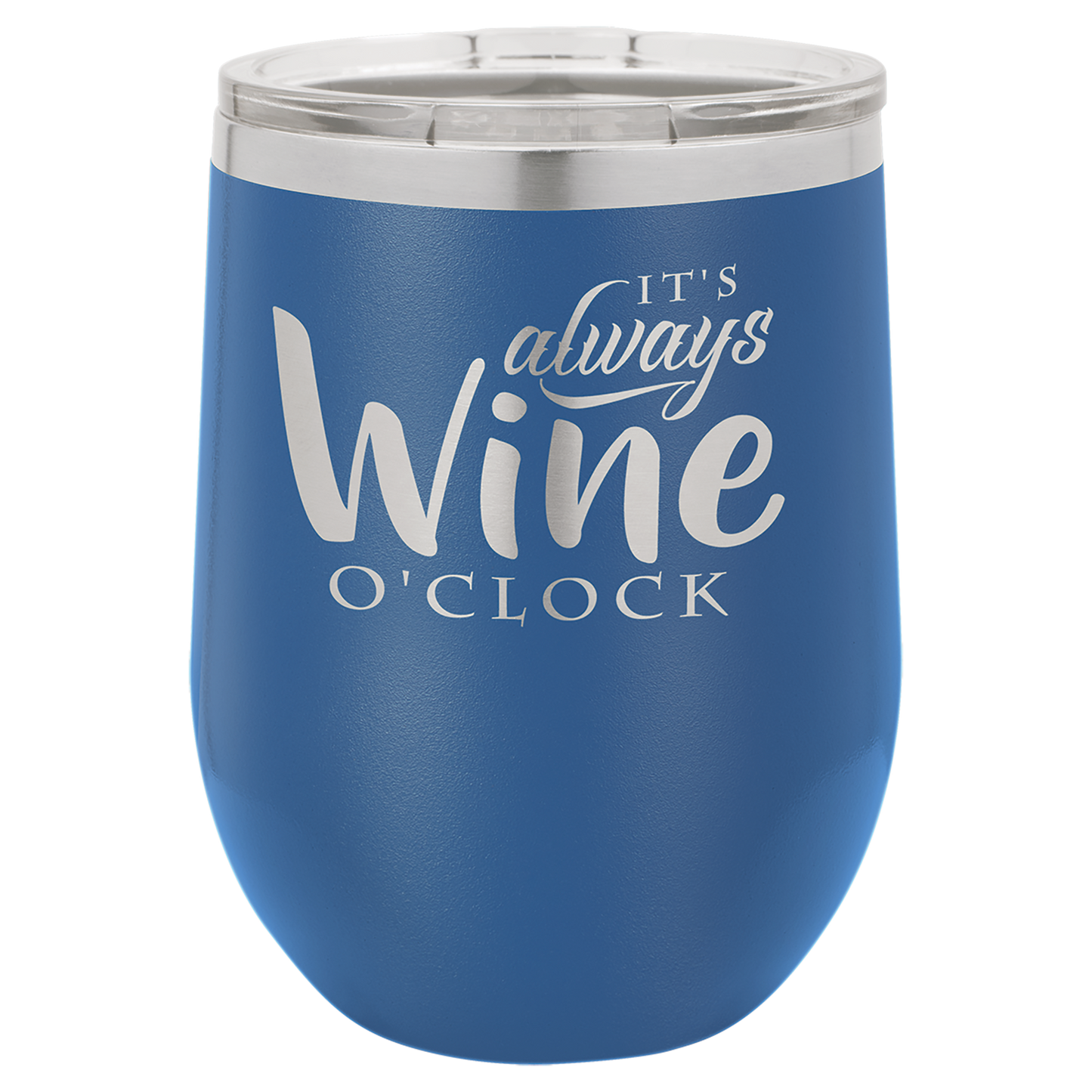 Vacuum Insulated Stemless Wine Tumbler - 12 oz. with Lid