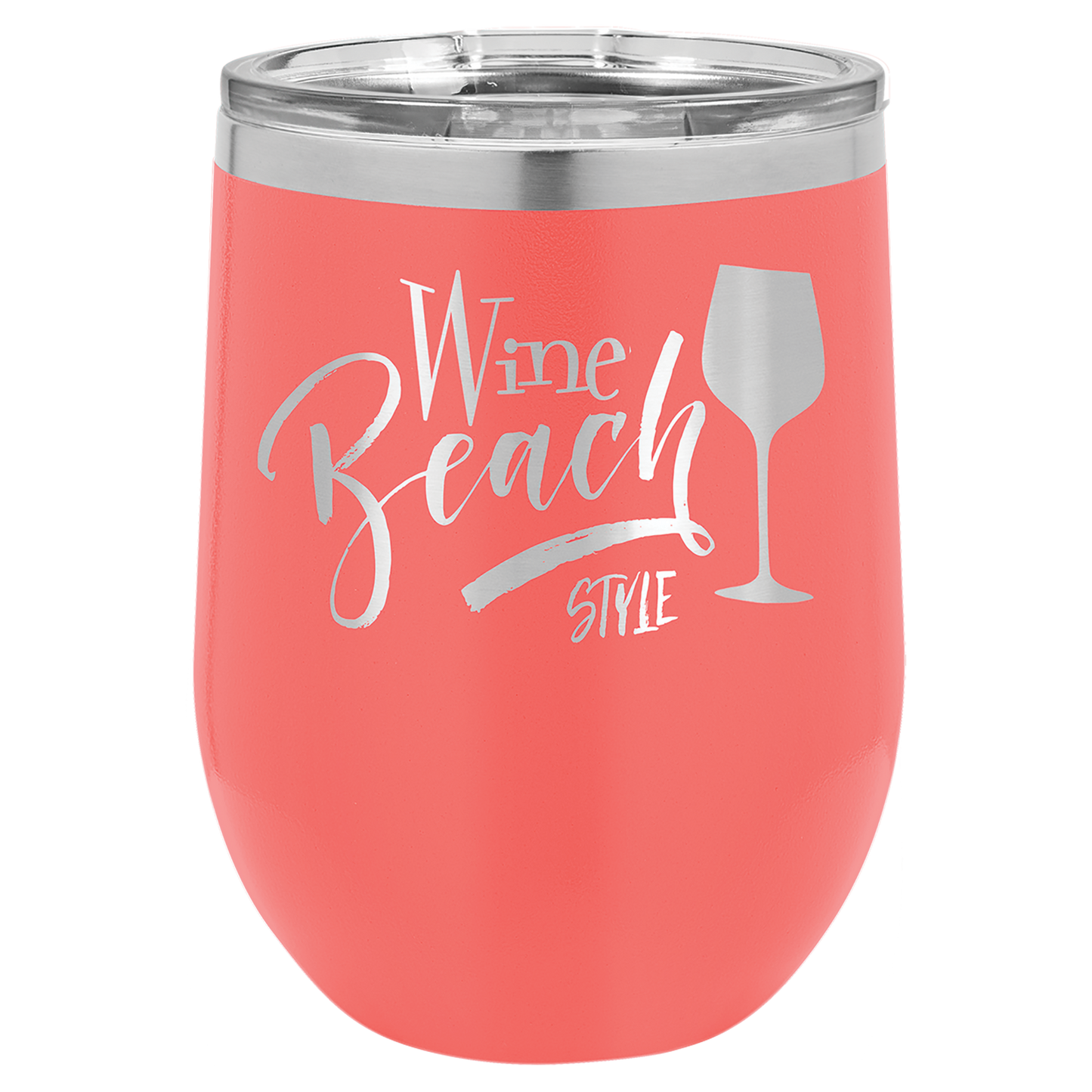 Vacuum Insulated Stemless Wine Tumbler - 12 oz. with Lid