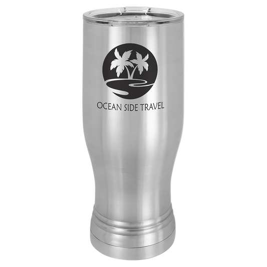 Vacuum Insulated Pilsner - 20 oz with Clear Lid